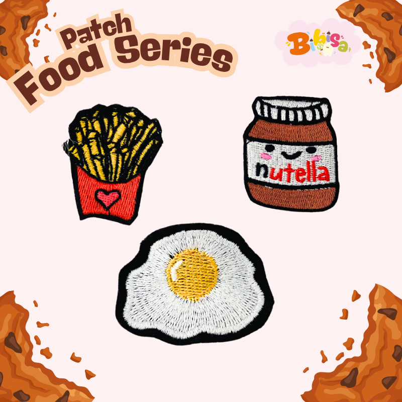 PATCH BORDIR IRON ON FOOD SERIES