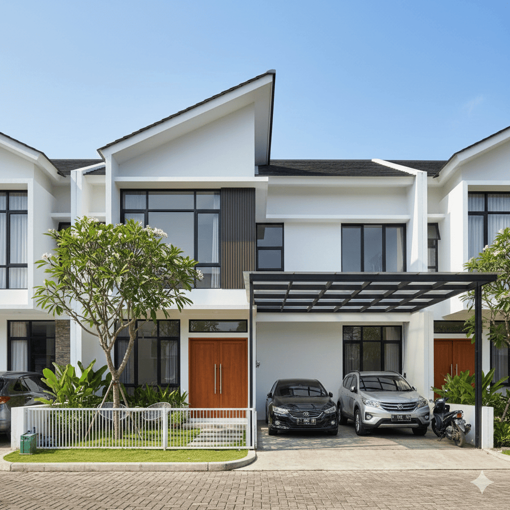 Kontraktor Rumah Atap Genteng Modern