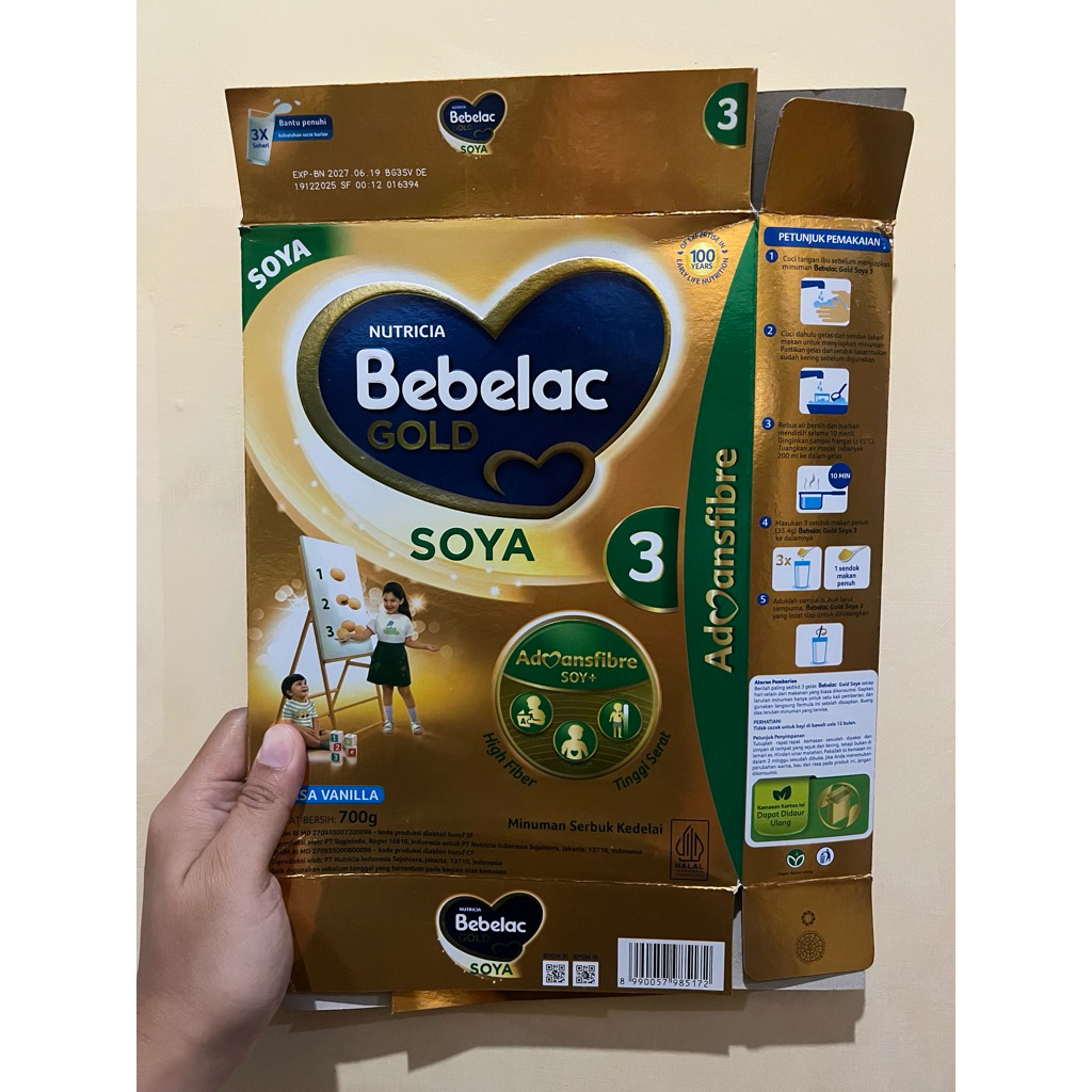 Kardus Packing (Kardus Susu Bekas)