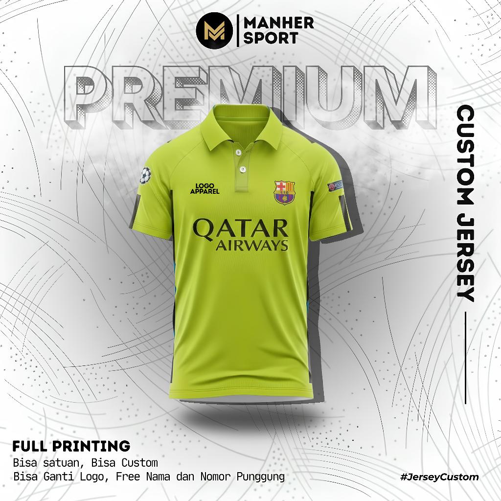 JERSEY BARCELONA 2014 2015B 3RD THIRD FULL PRINTING