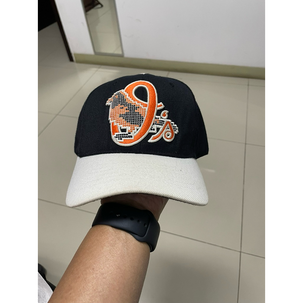 Topi MLB Baltimore Orioles Build Up baseball cap Original Preloved