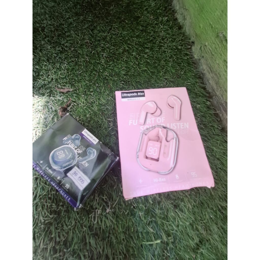 HK3 TWS Bluetooth 5.3 Earphone - Transparan, Tahan Air, Kontrol Sentuh, Dua Warna