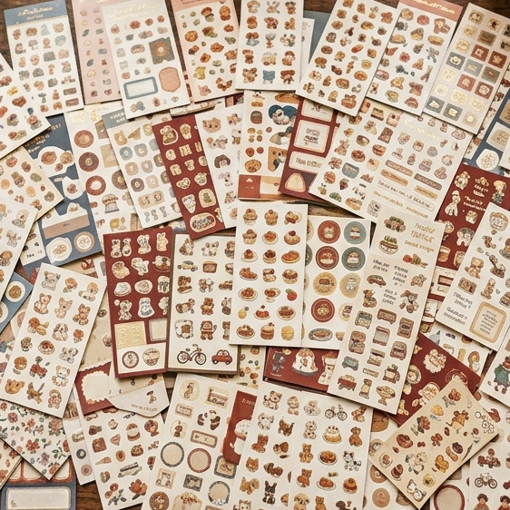 Random Sticker Sheet Paper Sticker Sheet