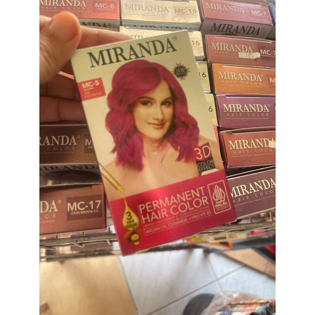 miranda hair color / pewarna rambut miranda