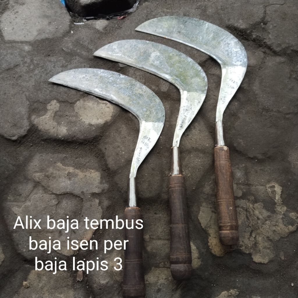 aret pengaritan rumput cap baja tembus alix baja isen per