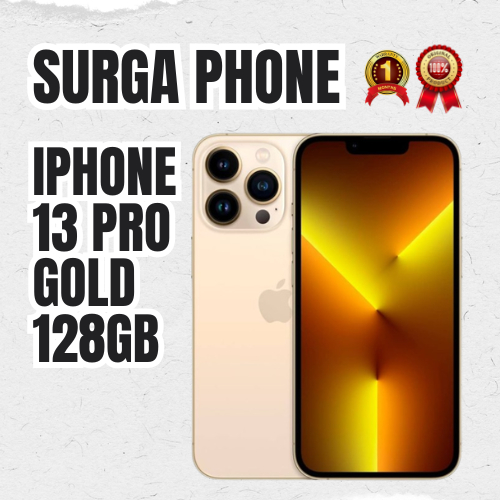 IPHONE 13 PRO GOLD 128GB EX IBOX BH 74% LIKE NEW