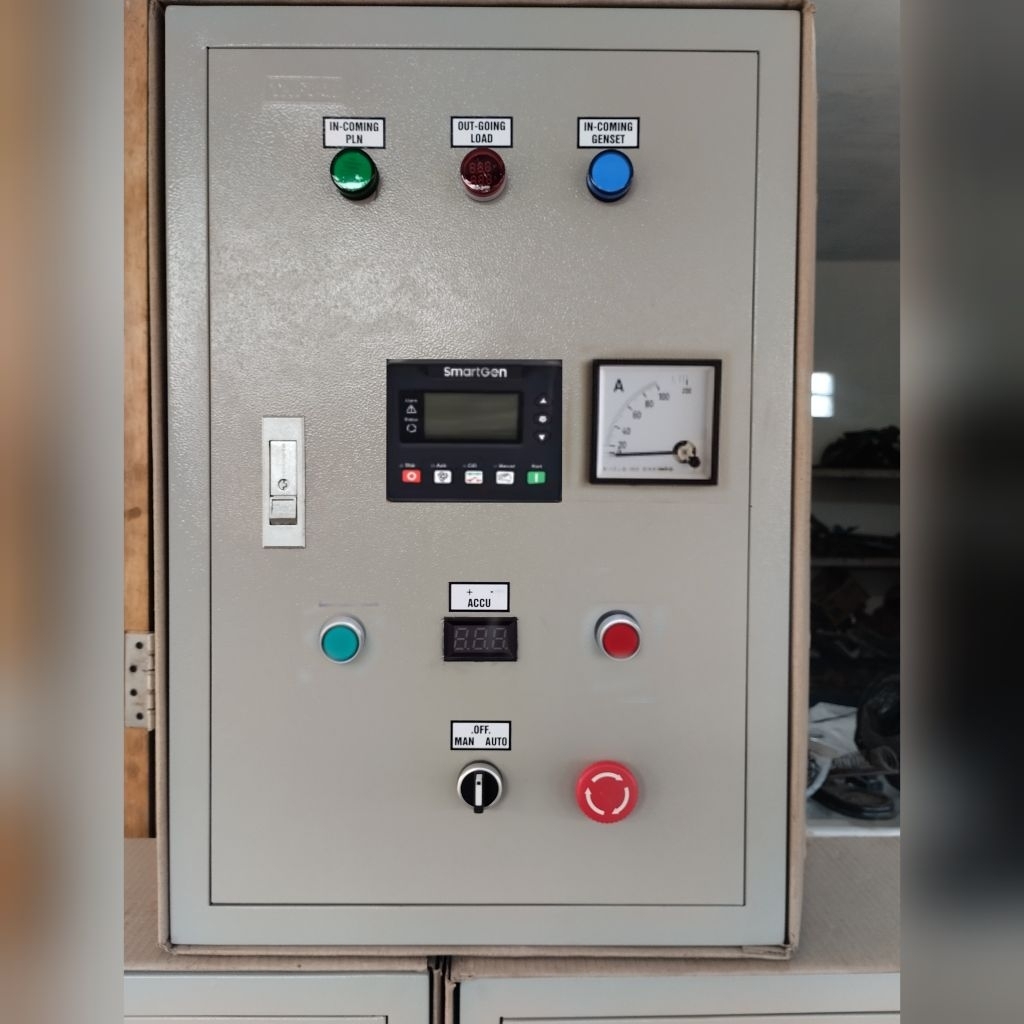 panel ats pln genset 1 phase