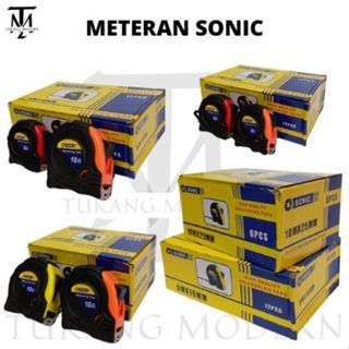METERAN SONIC 5 METER 10 METER / METERAN TUKANG PALING BAGUS / METERAN TAHAN BANTING ANTI KARAT