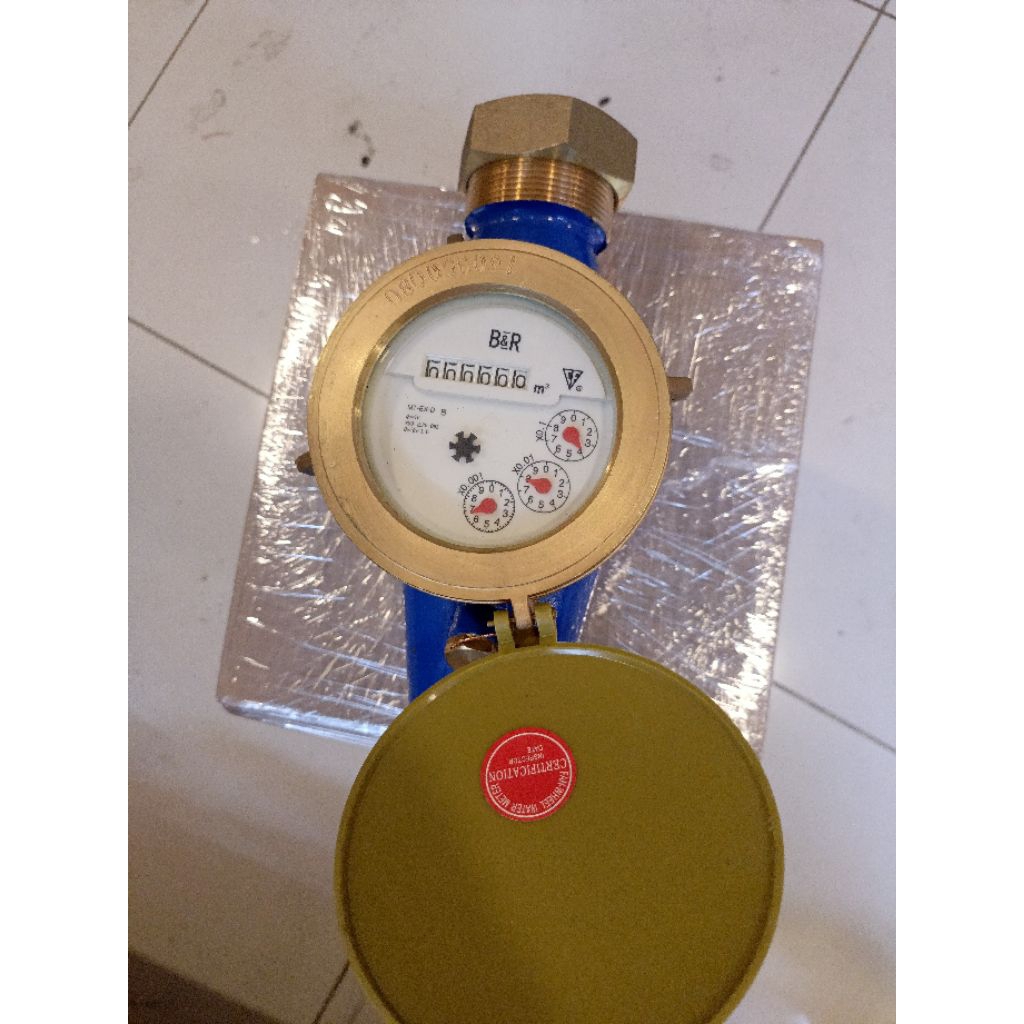 Flow Meter B&R size 1,5 inch DN 40mm / meteran Air B&R