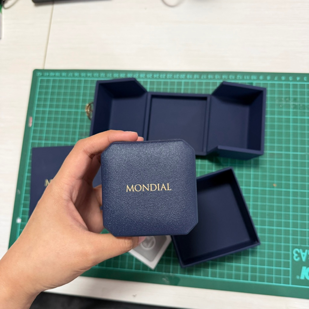 Box Mondial asli terbaru jewelry gold diamond