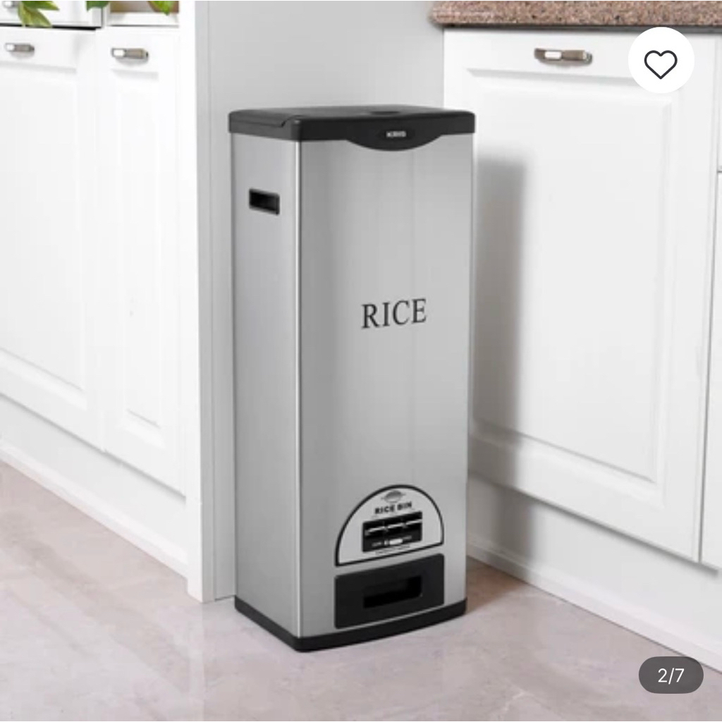 tempat beras 30 kg/tempat penyimpanan beras/tempat menaruh beras/wadah beras/rice box