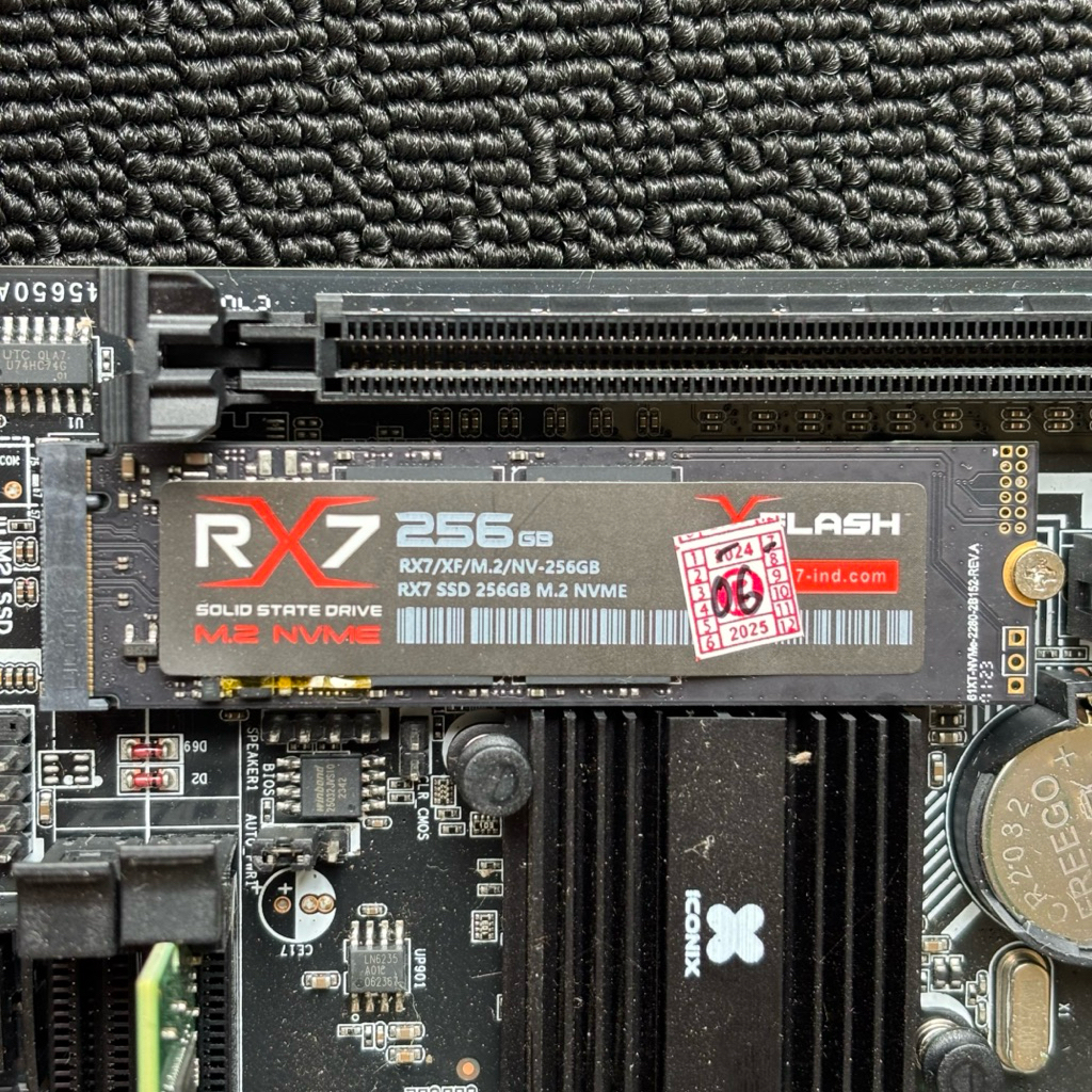 SSD M.2 NVME RX7 256GB SENTINEL 100% 2280