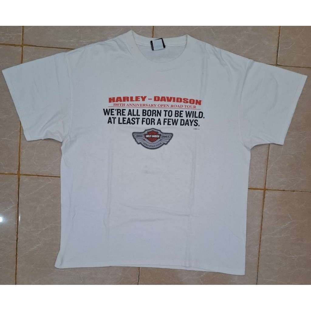 Preloved Kaos Lengan Pendek Pria Harley Davidson