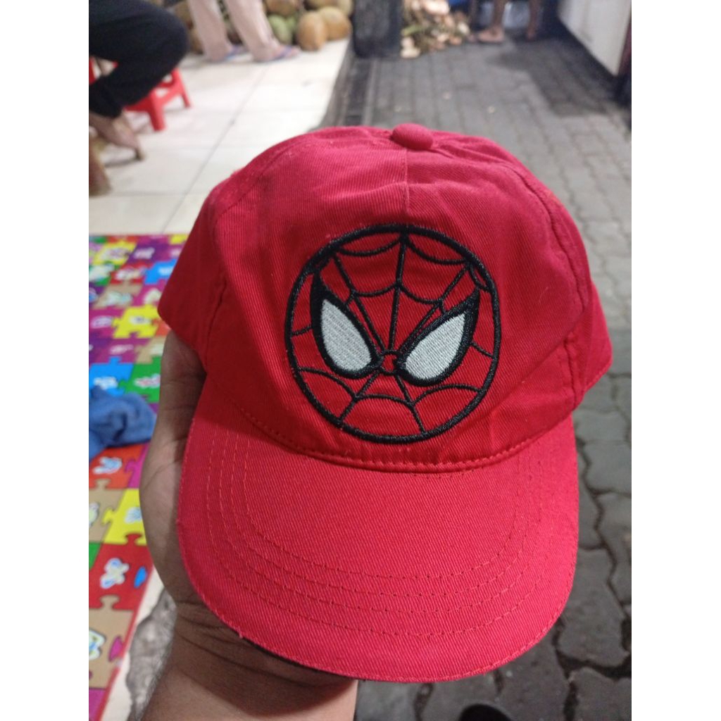 Topi Spiderman Anak 2-4th Marvel Original
