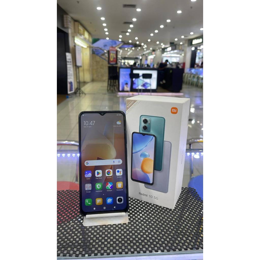 XIAOMI REDMI 10 5G 4/128GB SECOND SEKEN BEKAS RAM 4 INTERNAL 128