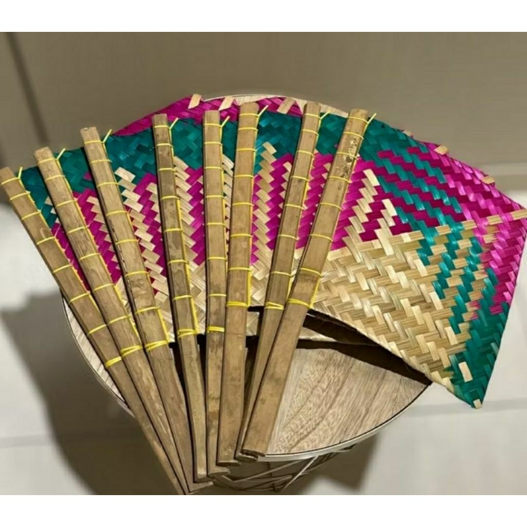 Kipas Bambu / Kipas Tangan / Kipas Anyaman / Kipas Sate / Kipas Manual / Kipas Hindi