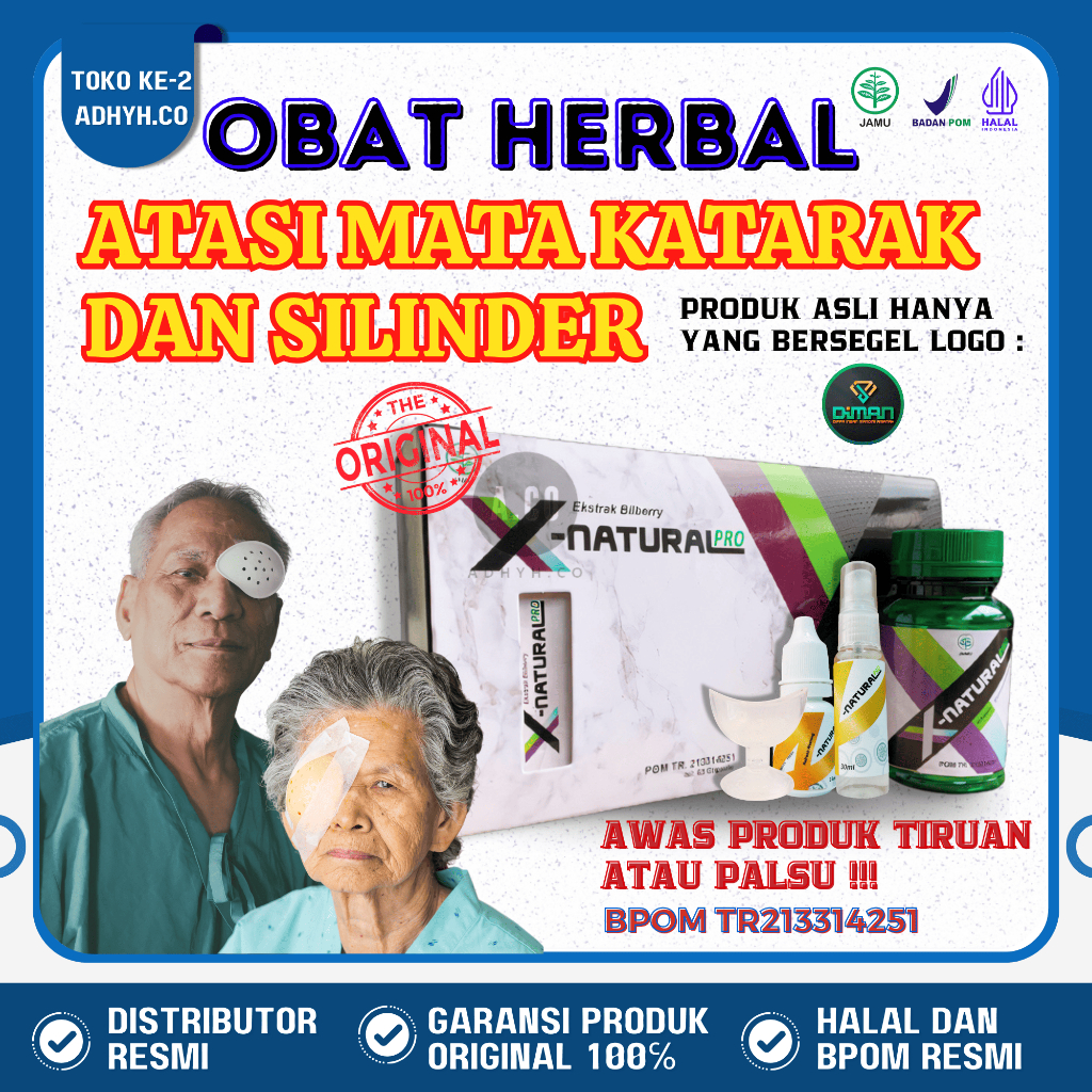 Obat Tetes Mata Katarak Dan Silinder Tanpa Operasi Paling Ampuh X Natural Pro
