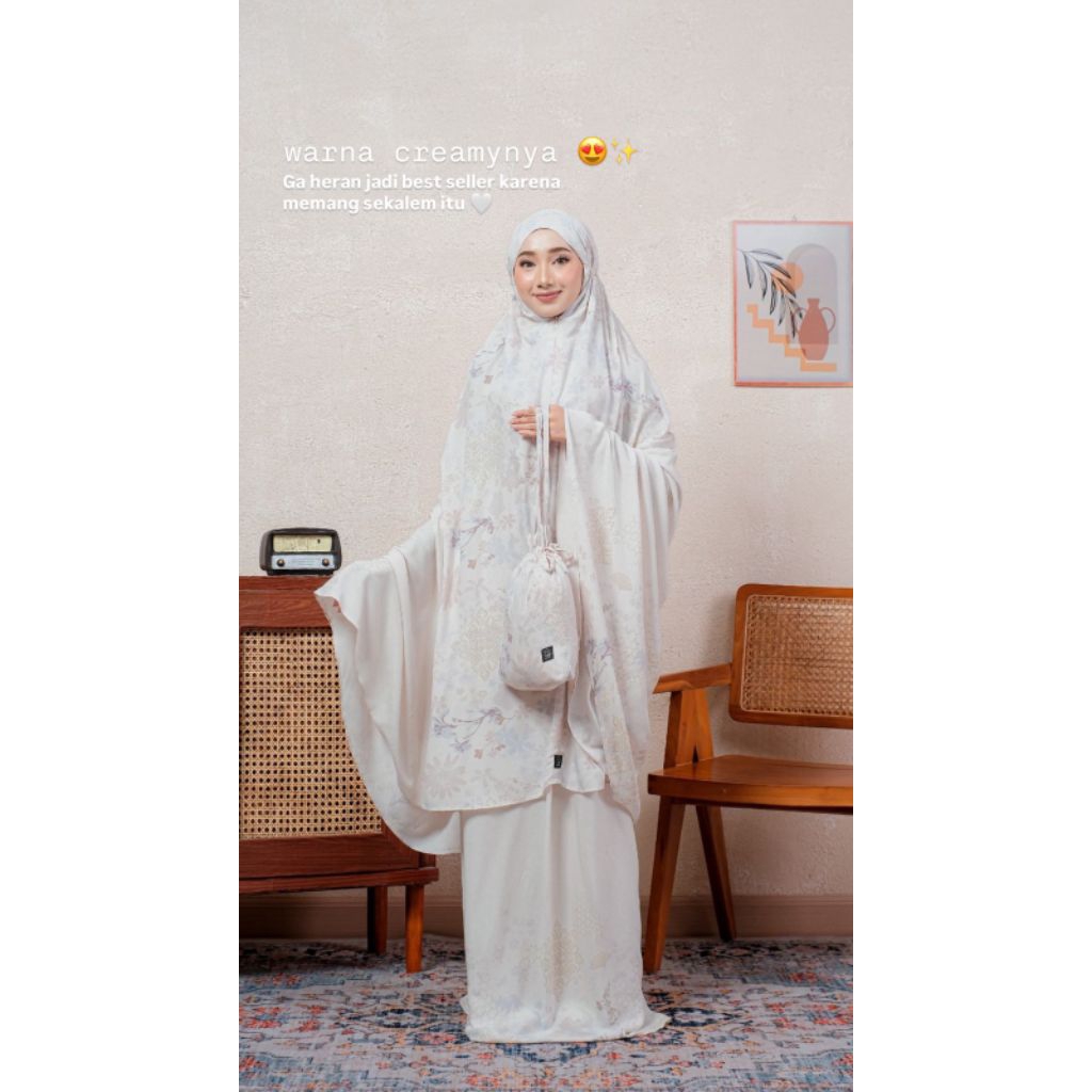Hanum two in one Mukena by Azmeela