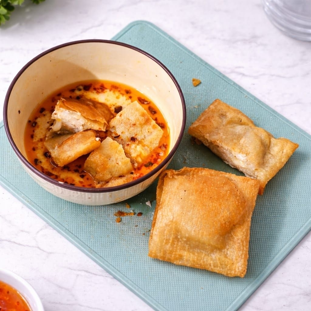 Dikumy Dimsum Goreng Kuah Keju Creamy by Dapur Mamih Honii