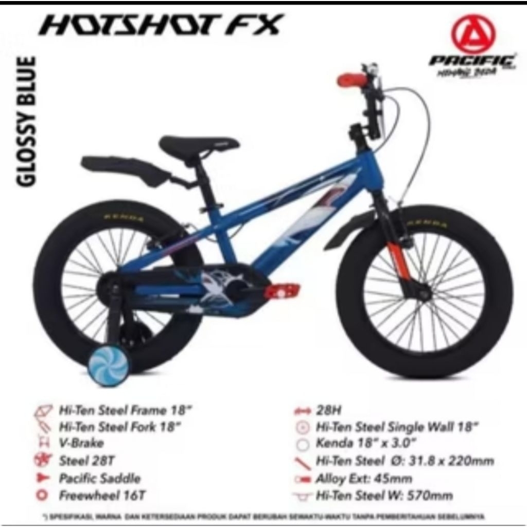 sepeda BMX anak pacific 18 inci