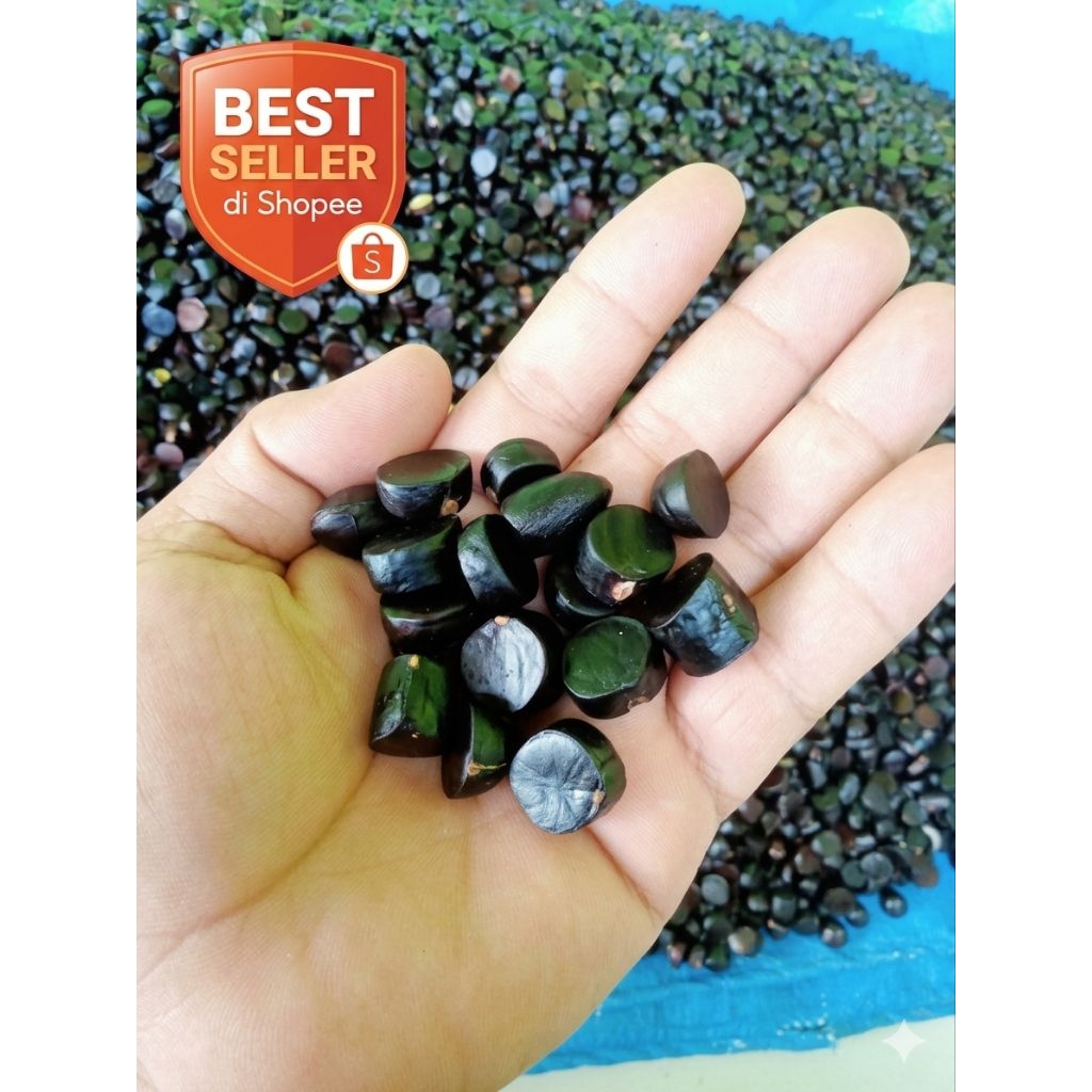 Jolang Jaling / Kabau Lampung, berat 250gr. yang berupa biji-bijian sejenis jengkol atau petai