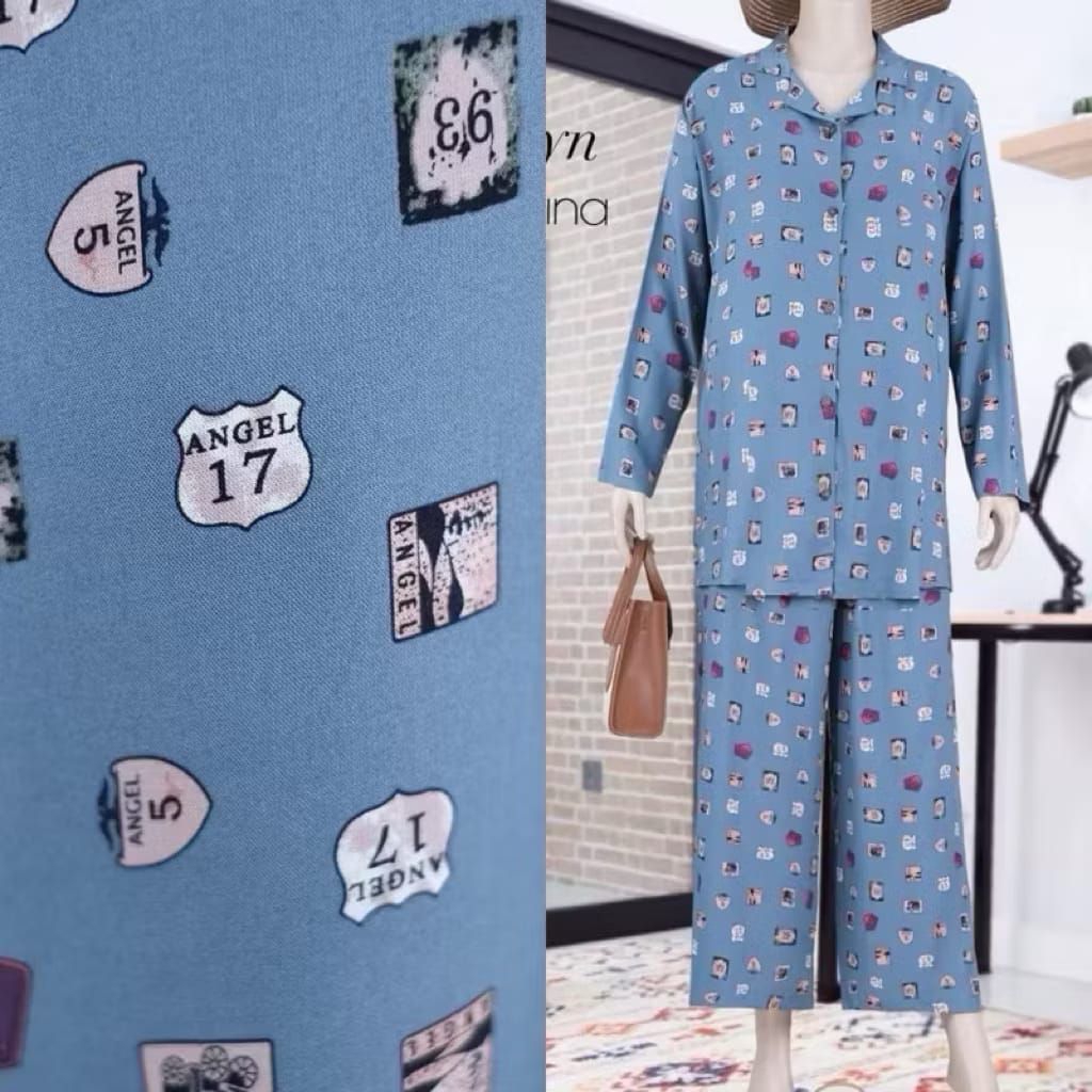 [SIAP KIRIM] CAITLYN COUNTRY PAJAMAS SIZE MEDIUM BY ATELIER ANGELINA