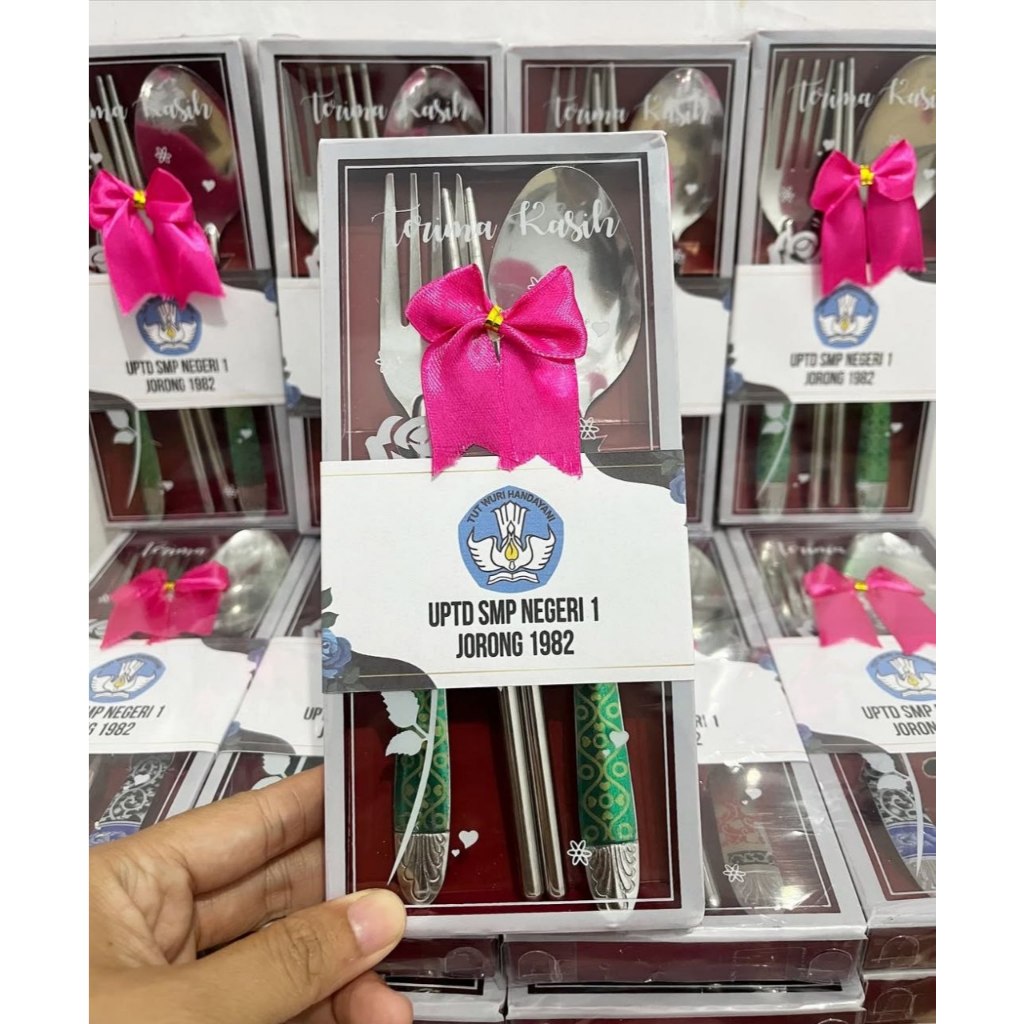 Souvenir Sendok Garpu Sumpit packing mia
