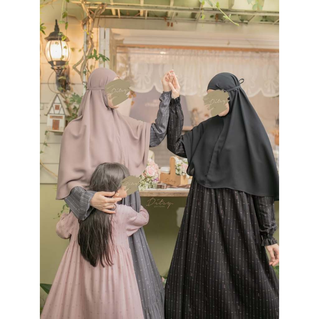 ditsy nightgown, ditsy gamis, ditsy homedress katun