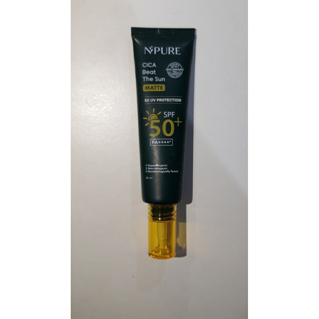 npure - cica beat sunscreen