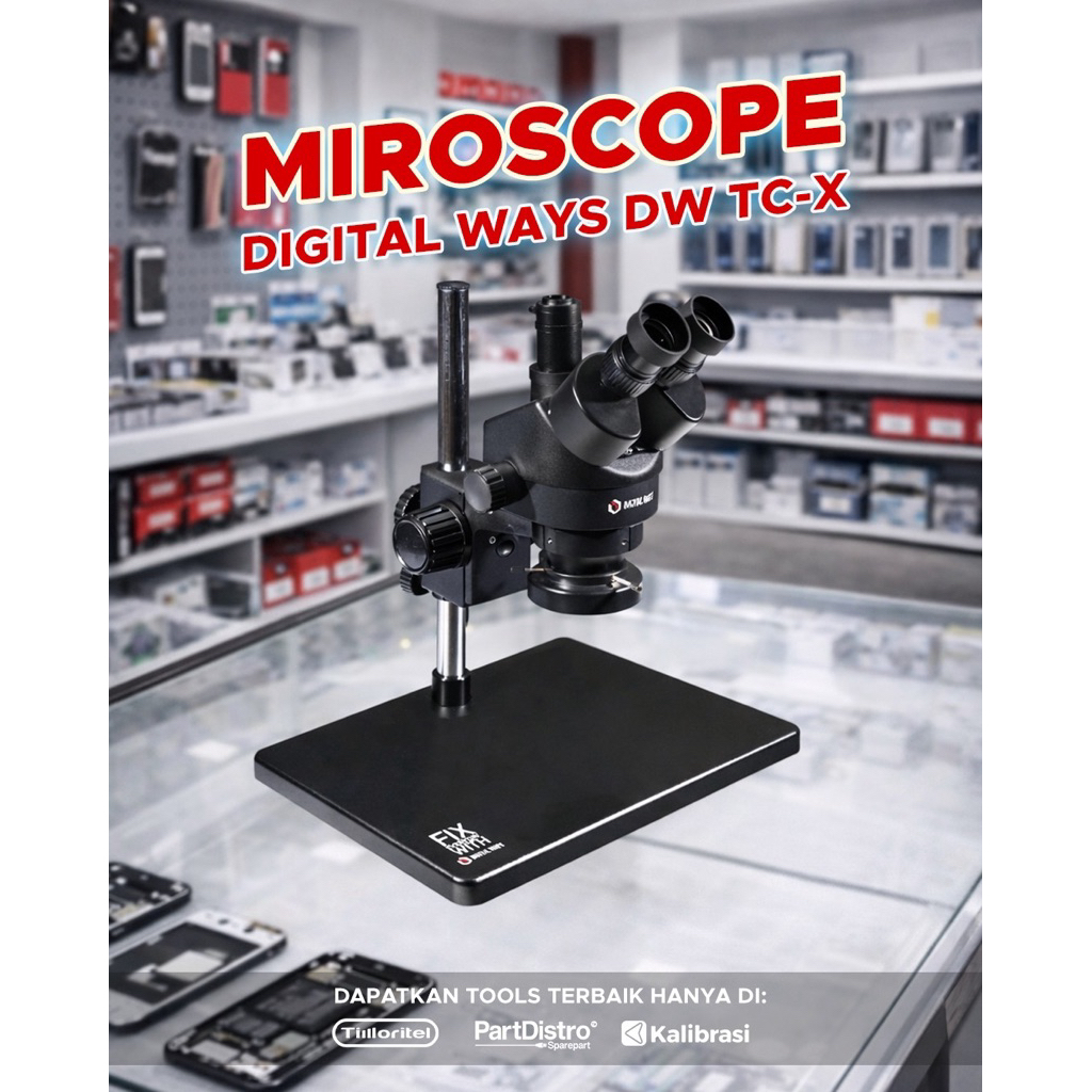 MICROSCOPE TRINOCULAR DIGITAL WAYS DW-TC-X