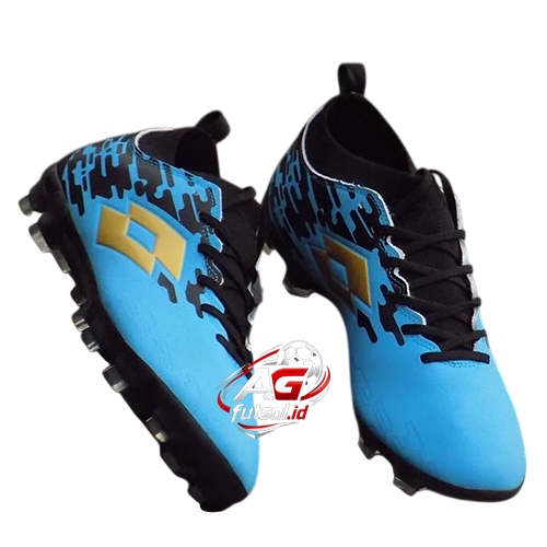 Sepatu Bola Lotto Veloce Fg Solid Atoll Black Bold BESTseller