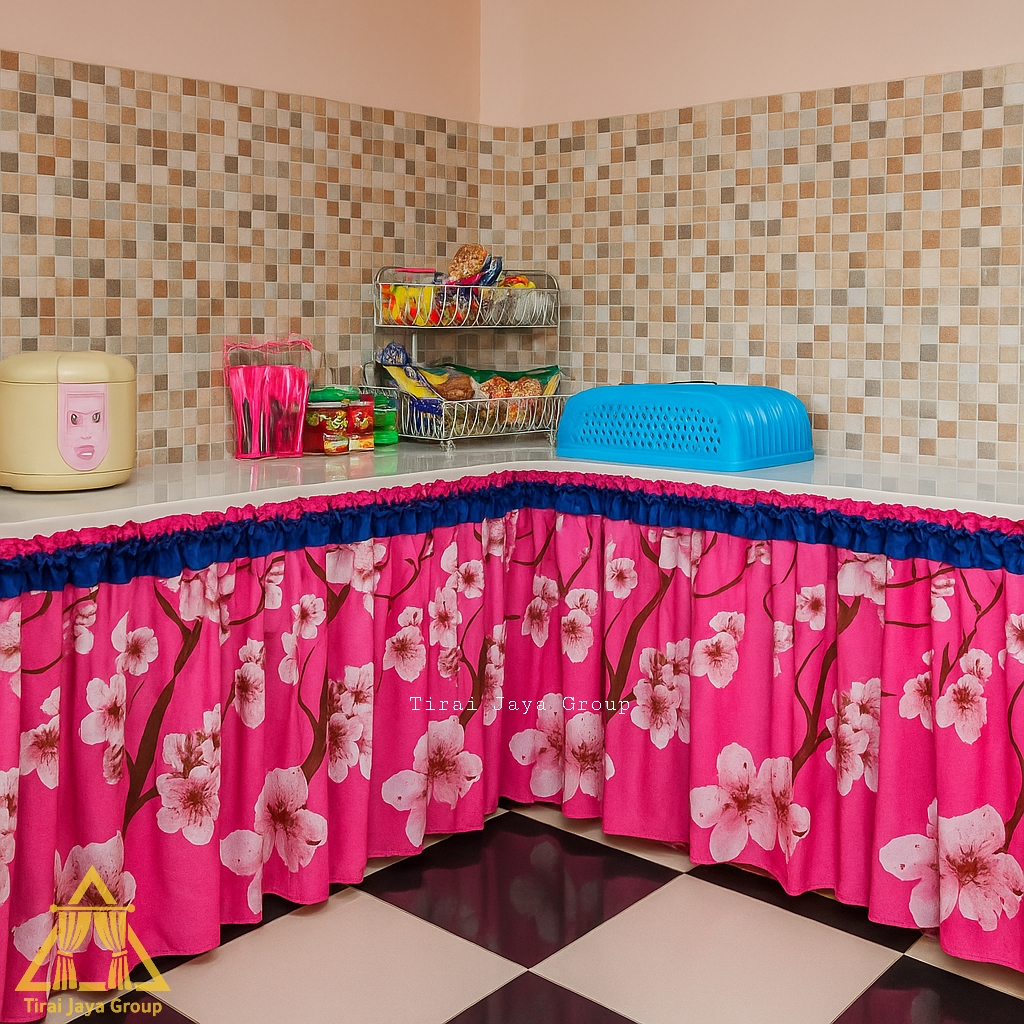 Gorden Kolong Dapur Cantik Gorden Cantik Gorden Elegan Ukuran 100 X 70