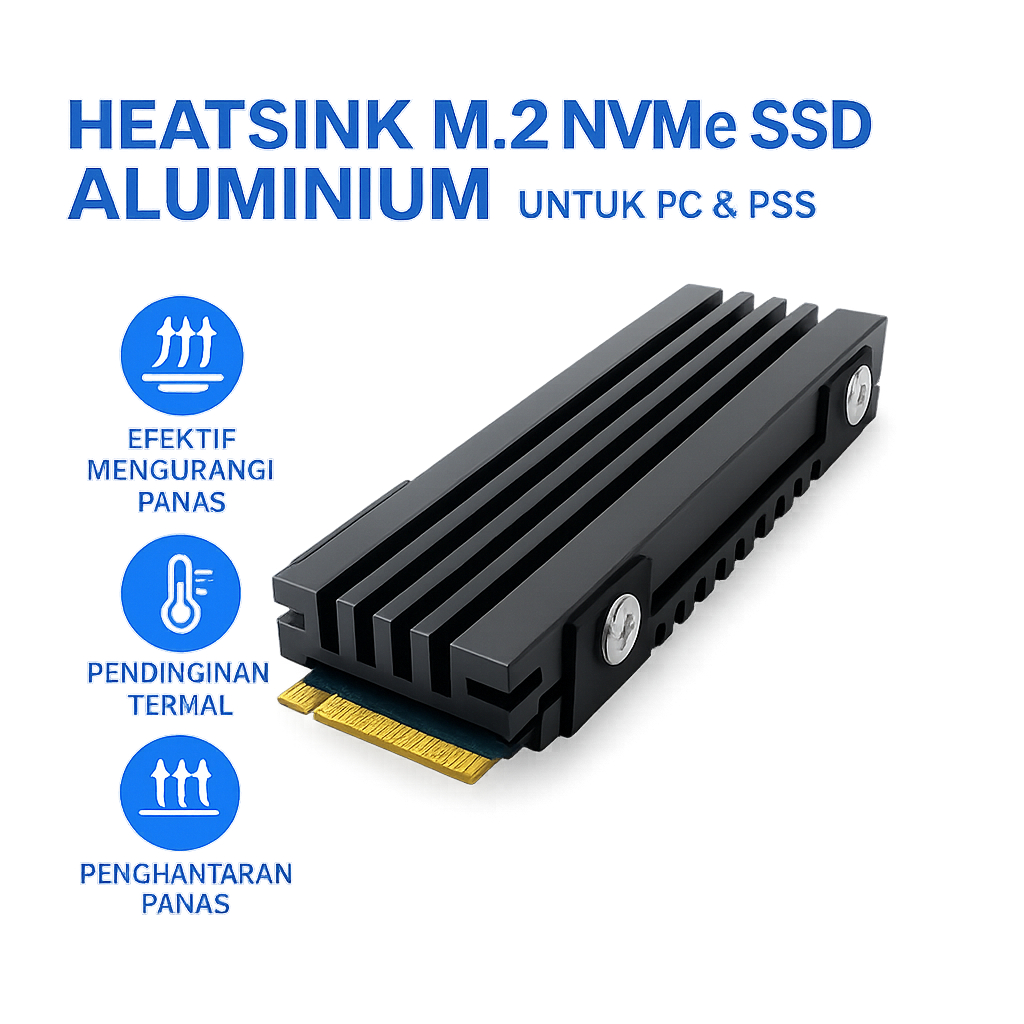 Cara Pasang Aluminum M.2 NVMe SSD Heatsink untuk Dell Vostro 3450