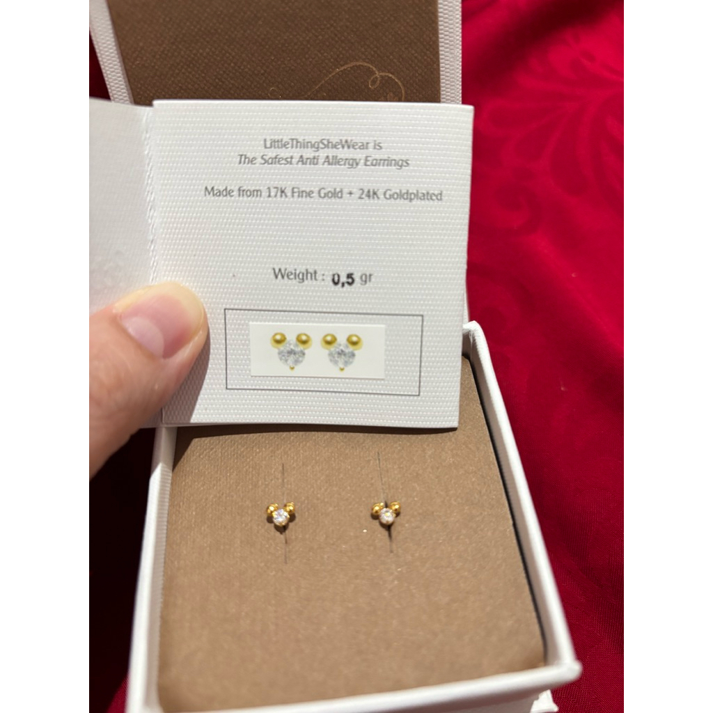 LITTLETHINGSHEWEAR-Anting Bayi Anti Alergi Anting Loop Anting Toge