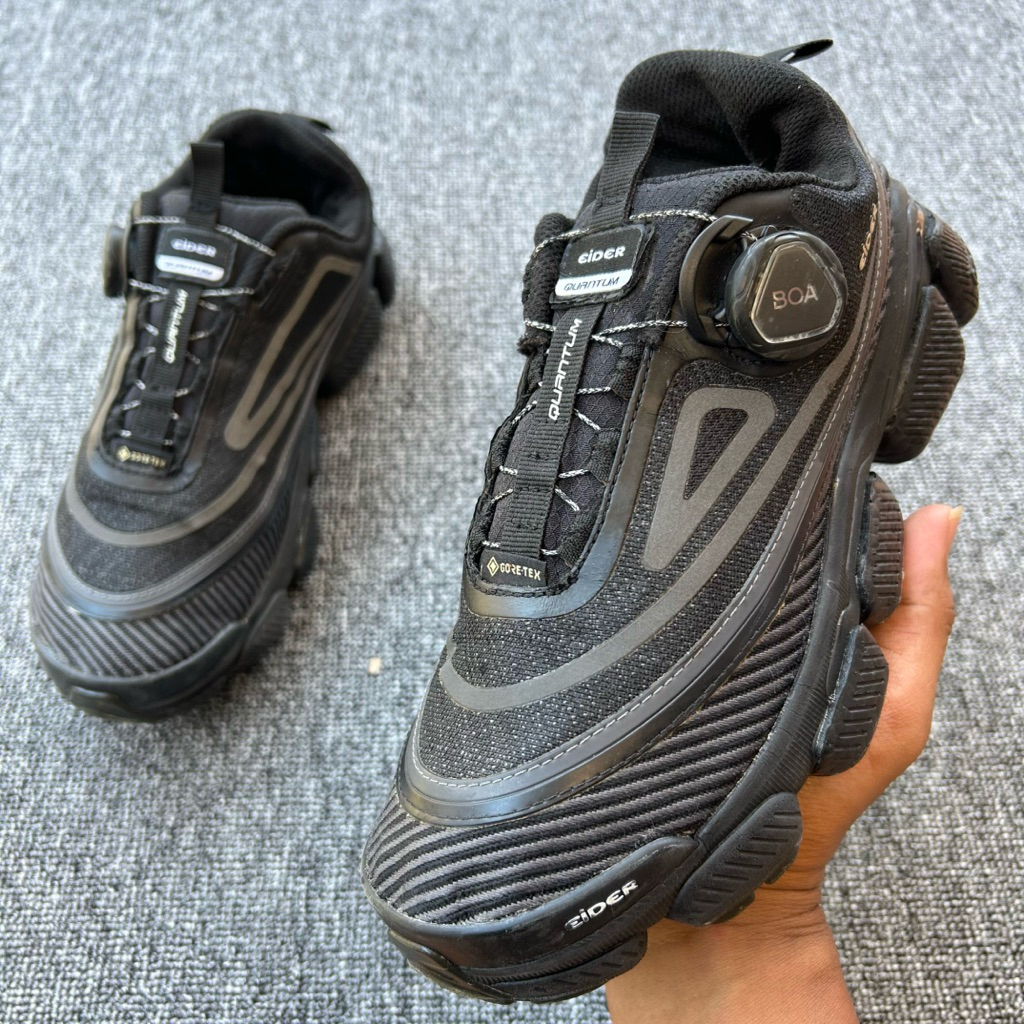 Sepatu EIDER Quantum Trail Run BOA System Gore-Tex Size 40.5 Panjang Insole 25.5 cm