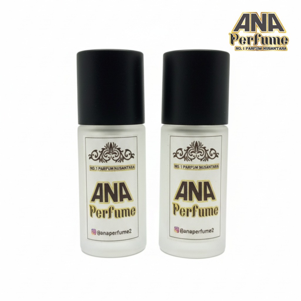 [ANA] ANA PERFUME BOTOL PARFUM DOFF 20ML DRAT HITAM - BOTOL PARFUM KOSONG DOFF - BOTOL DOFF DRAT 20 