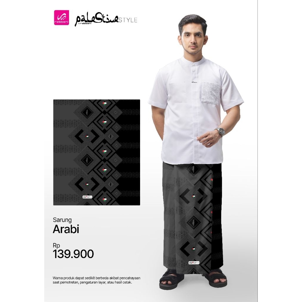 RABBANI 2026_ SARUNG RABBANI ARABI / SARUNG RABBANI PALESTINA / SARUNG RABBANI ORI / SARUNG REMAJA