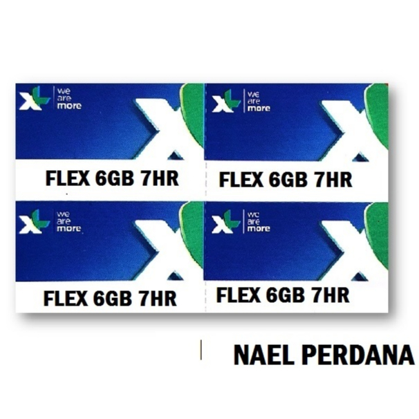 VOUCHER XL FLEX MINI 6GB 7HARI