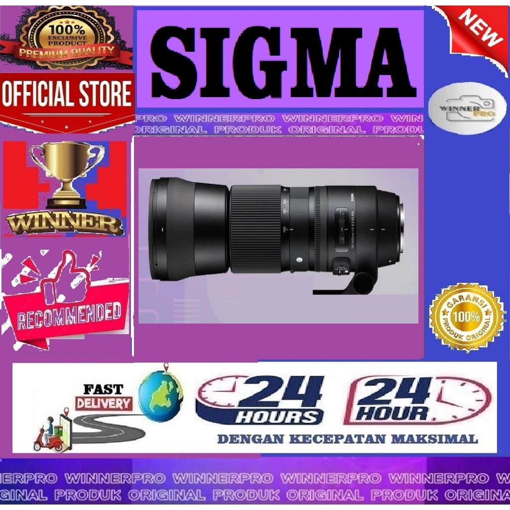 Lensa Sigma 150-600mm f5-6.3 DG OS HSM Contemporary Lens Canon