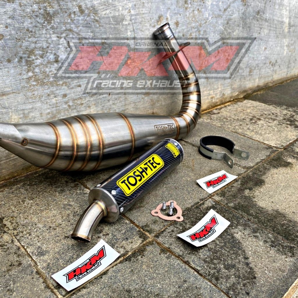 KNALPOT RX KING REPSOL TOSHTEC KARBON
