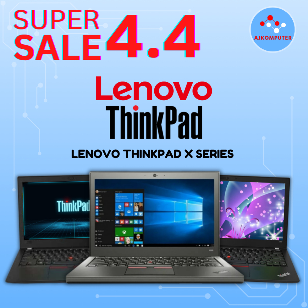 LAPTOP LENOVO THINKPAD X240 X250 X260 X270 X280 CORE i3 / i5 / i7 ORIGINAL MURAH BERGARANSI