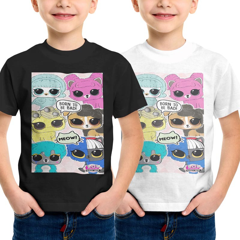 Kaos LOL Dolls Tshirt Anak Casual 100% Cotton Untuk Anak Umur 2 s.d 12 Tahun || Kids T-SHIRT NEW