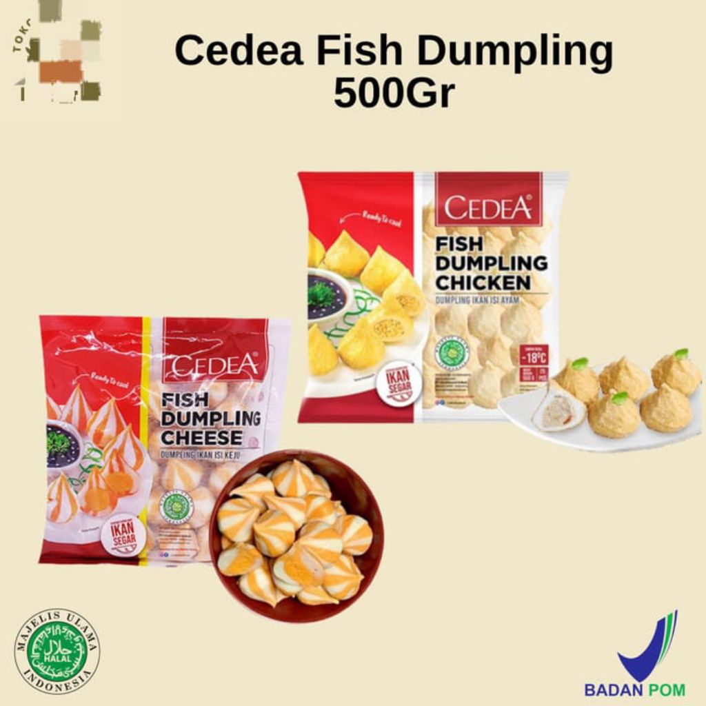 Cedea Dumpling Keju dan Ayam