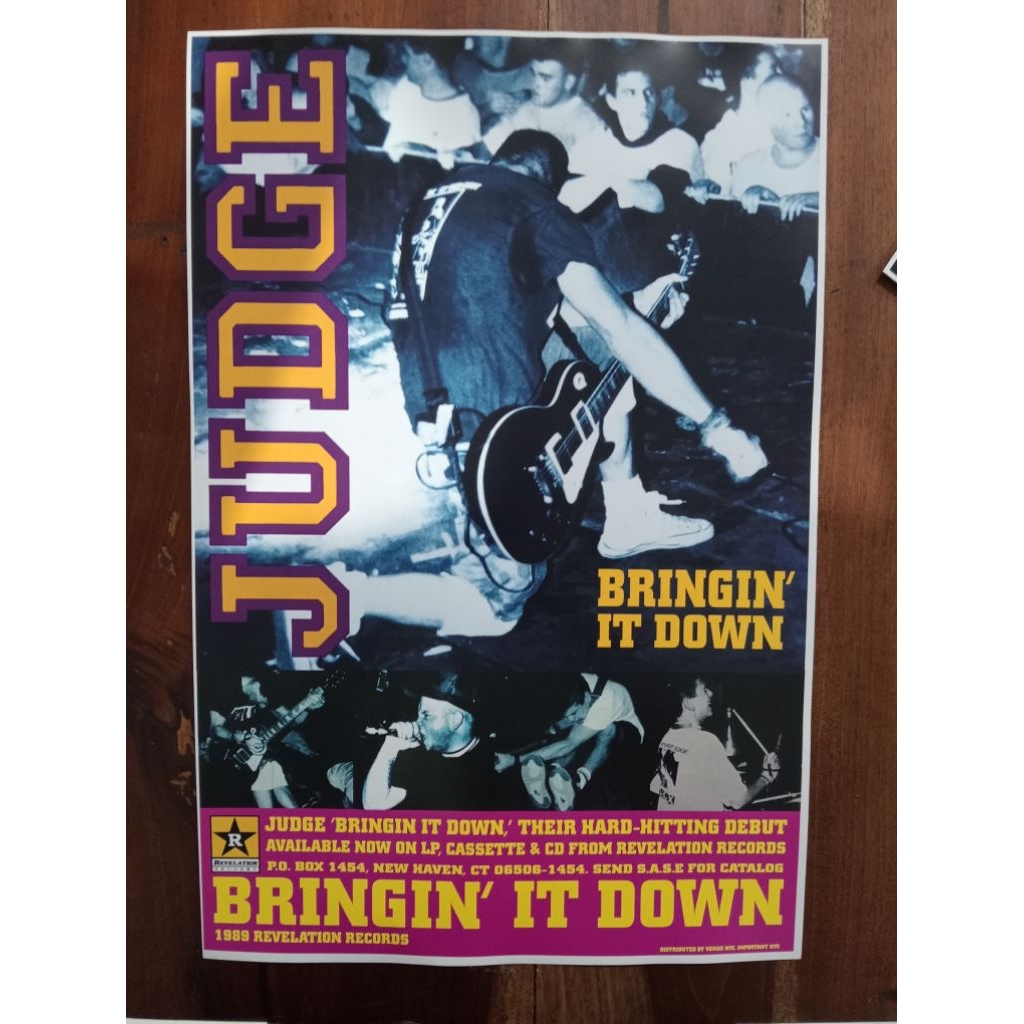 [poster band] Judge Bringin' It Down | Judge Band | Poster Judge | Poster Band | Poster Band Hardcor