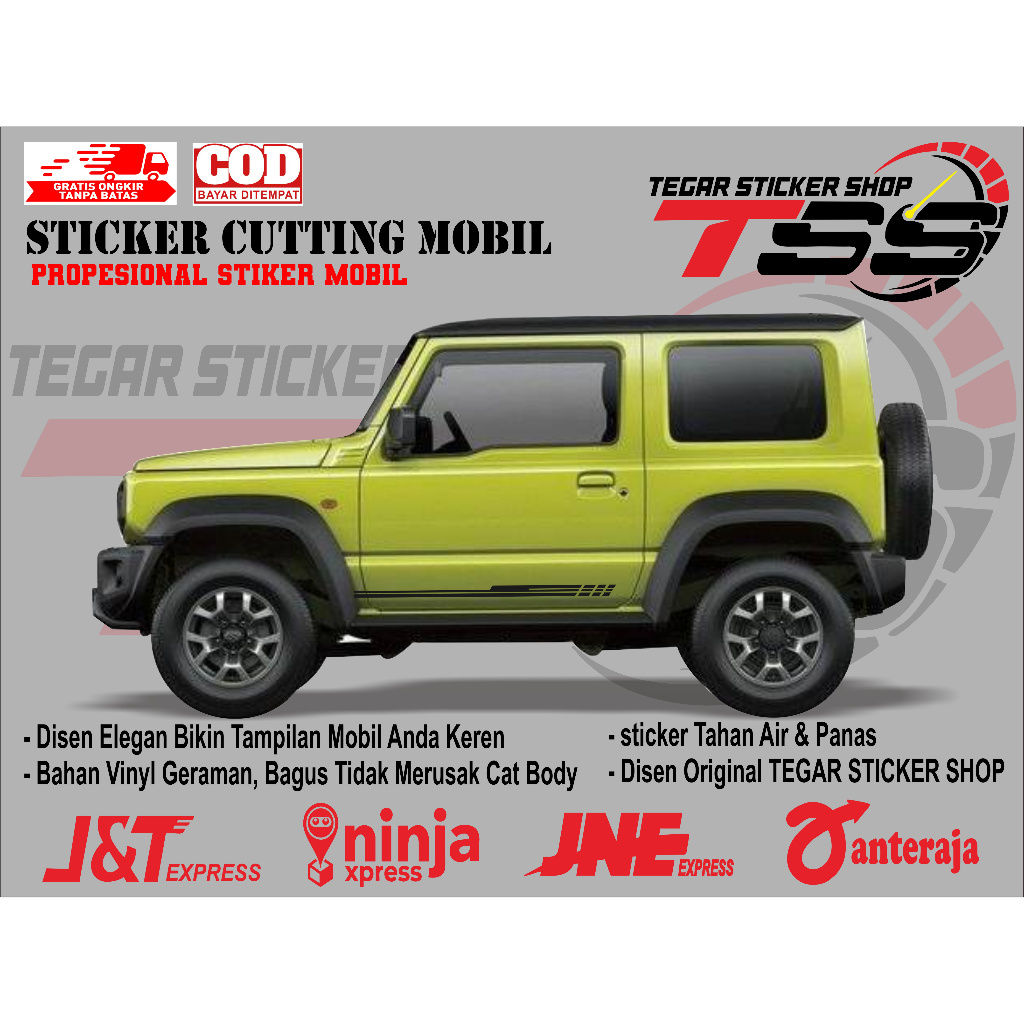 sticker mobil jimny sticker mobil suzuki jimny stiker mobil jimny keren sticker variasi body mobil