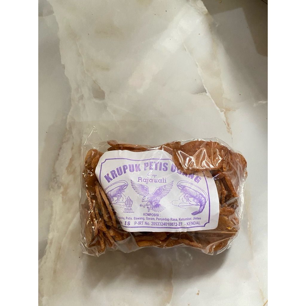 Kerupuk Petis Udang Khas kendal 100 gram