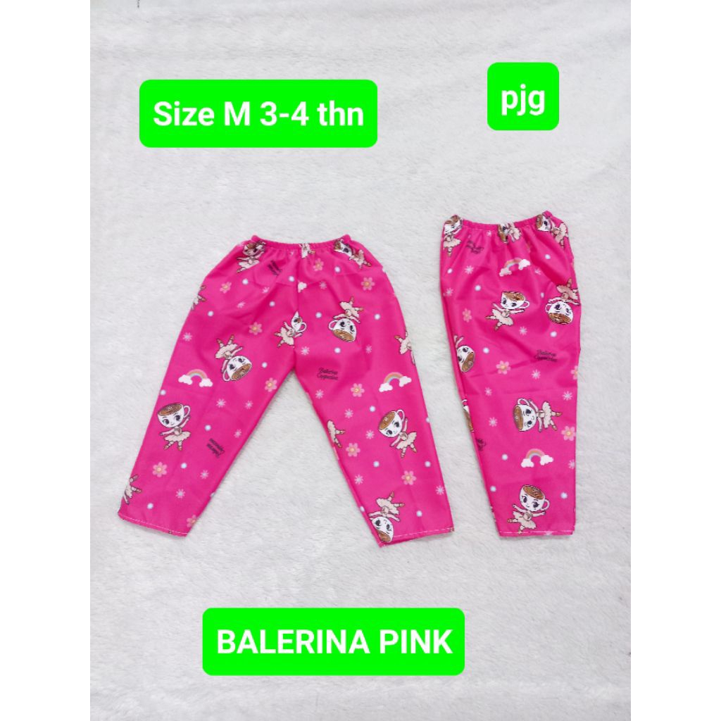 Celana kolor anak panjang.  Size M 3-4thn. motif karakter. celana harian. Grosir celana kolor. bisa 