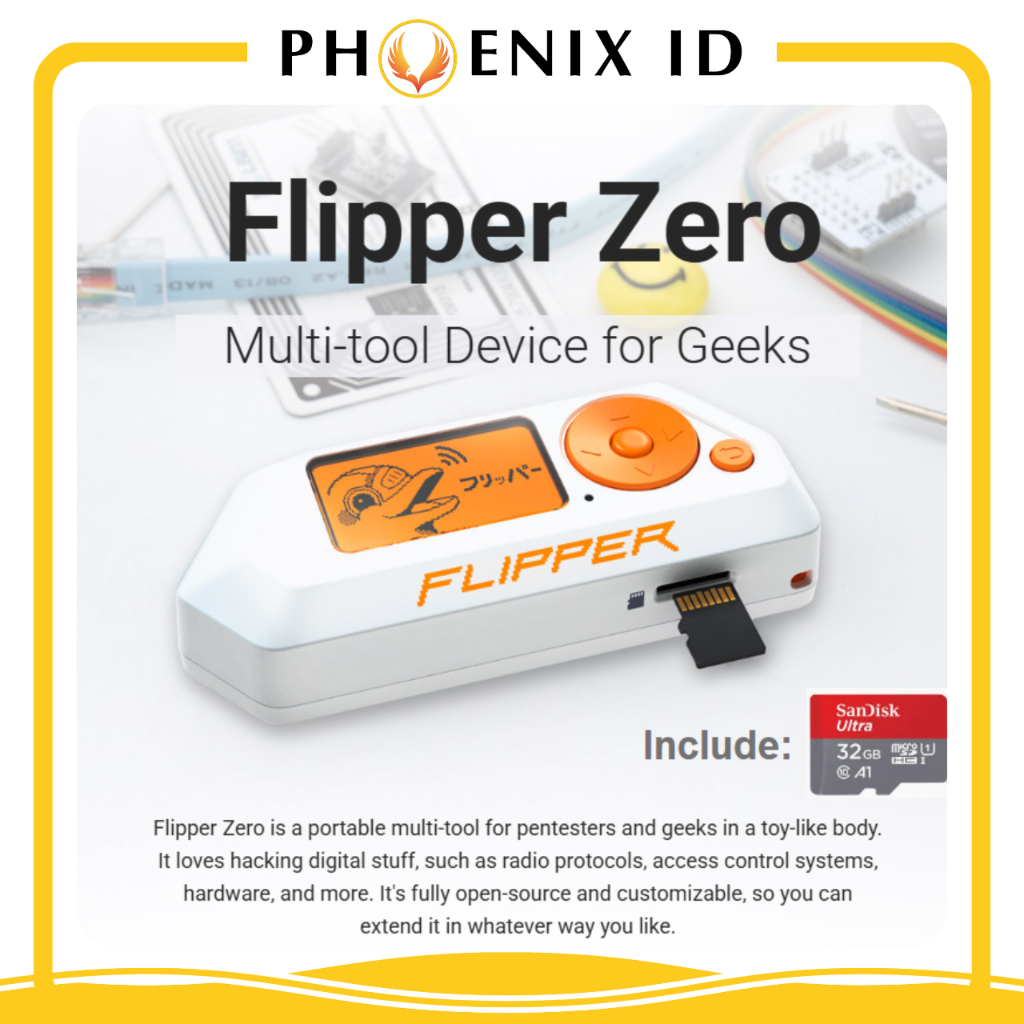 Flipper Zero -  Portable Multi-tool Device for Geeks (Original)