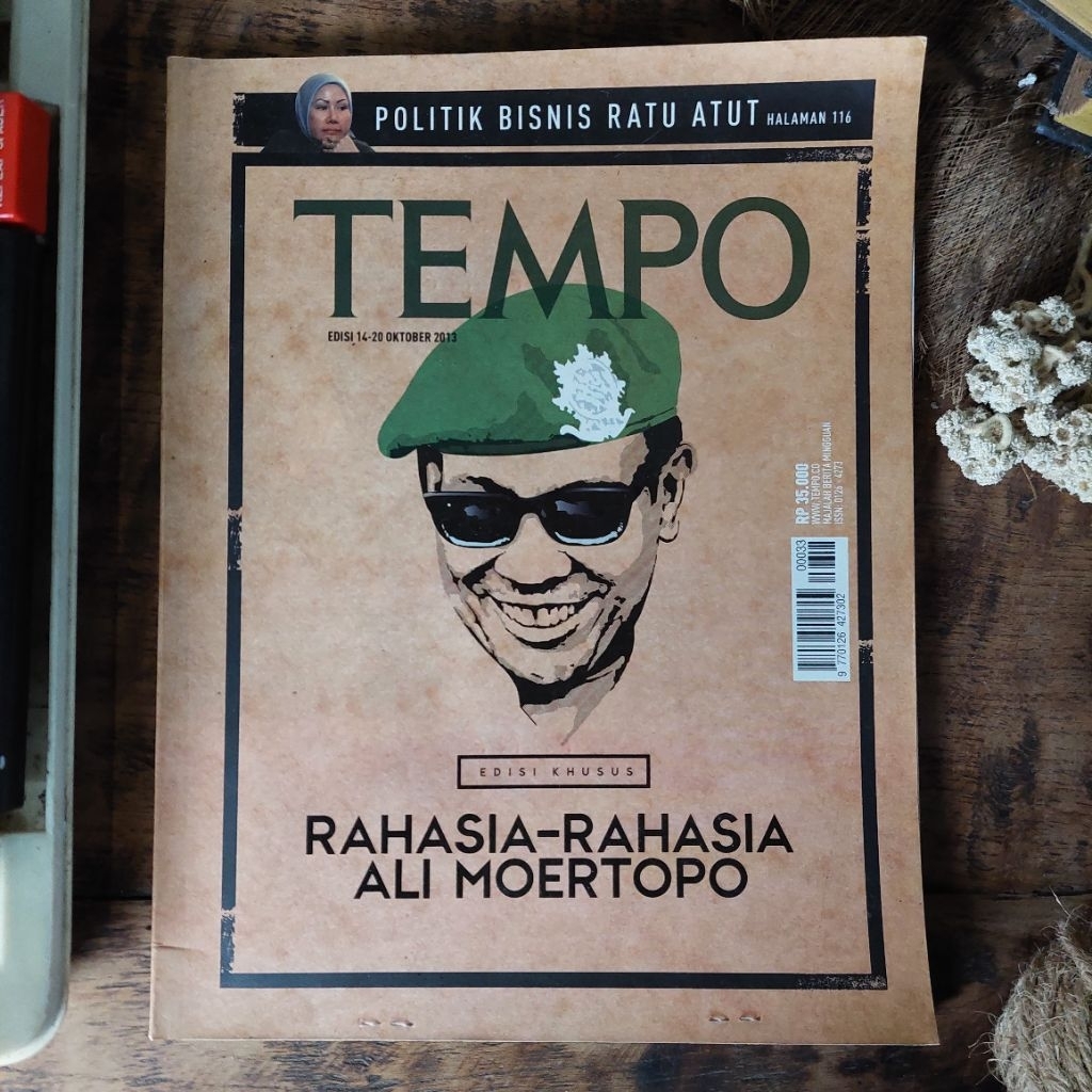 RAHASIA-RAHASIA ALI MOERTOPO Majalah Tempo Edisi Khusus 2013 [ORIGINAL]