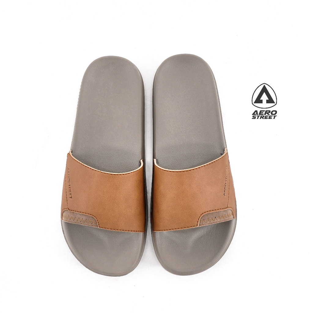 Aerostreet 39-44 Reno Khaki Coklat Muda - Sandal Selop BABAA